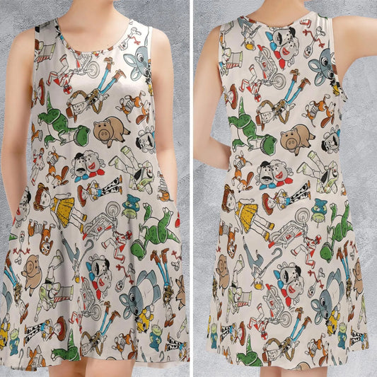 Sleeveless Dress - 4PQHKYRP