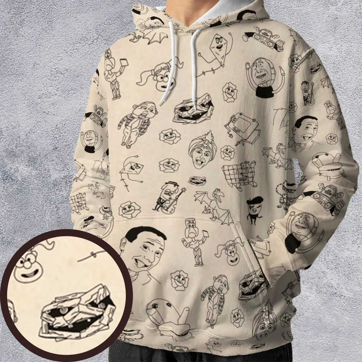 All-over Print Hoodie - PTBUZDHP