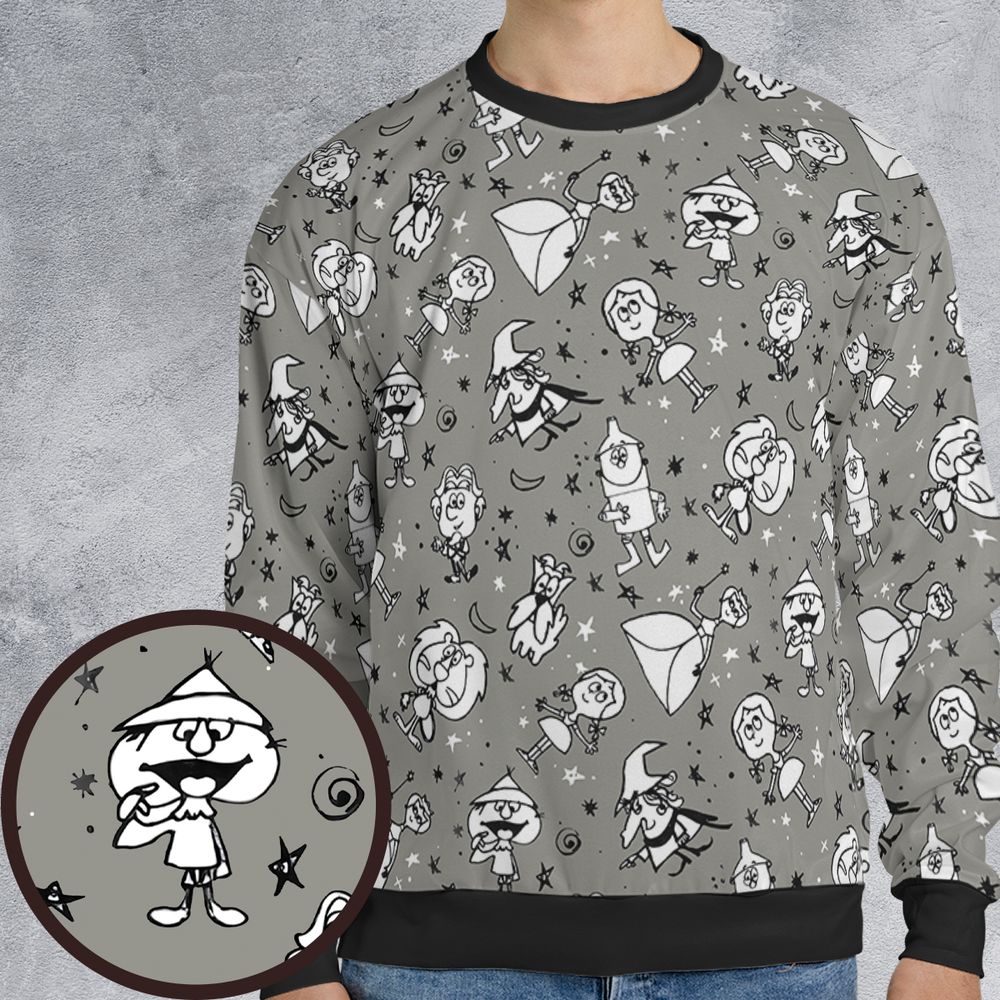 All-over Print Sweatshirt - B623XH8F -  - 1