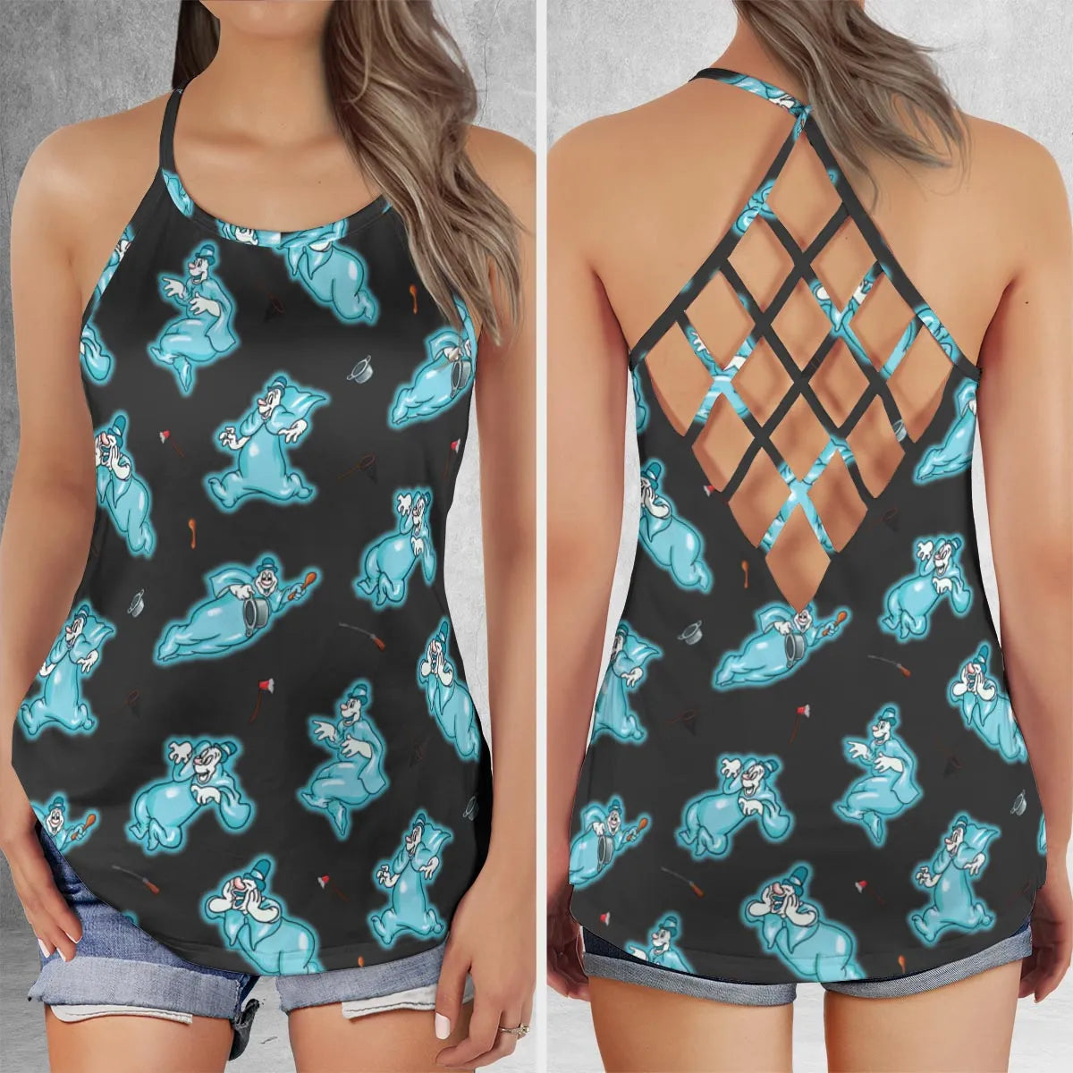 Criss Cross Tank Top - 9D2FKQ99