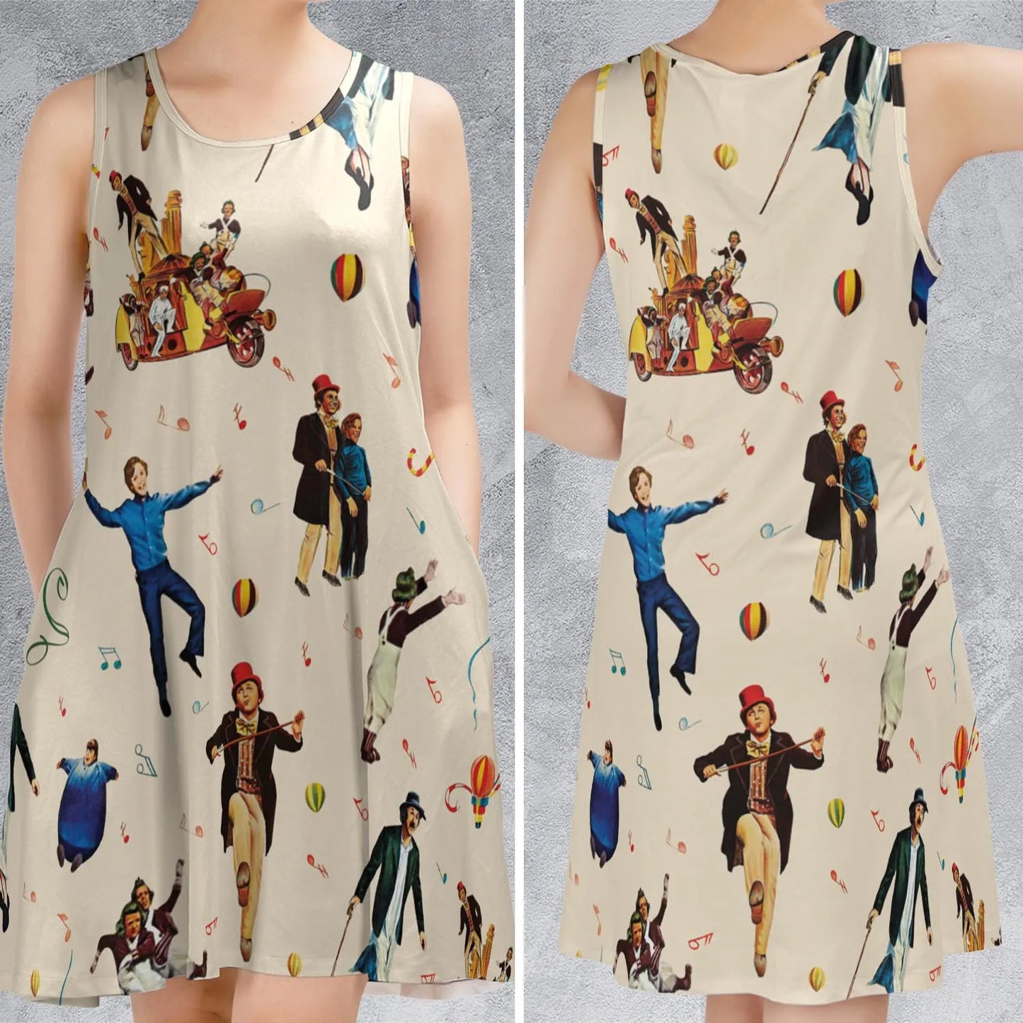 Sleeveless Dress - E1EDZFCL