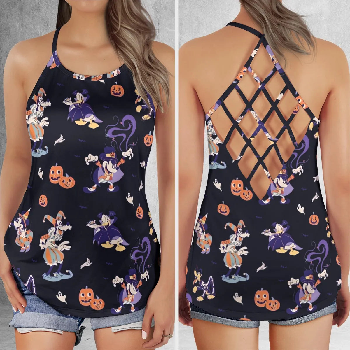 Criss Cross Tank Top - GRMA7XSV