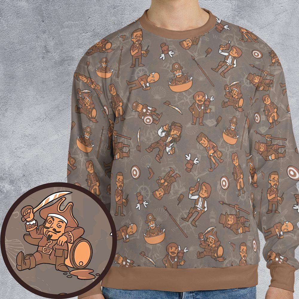 All-over Print Sweatshirt - FSLTWAAA -  - 1