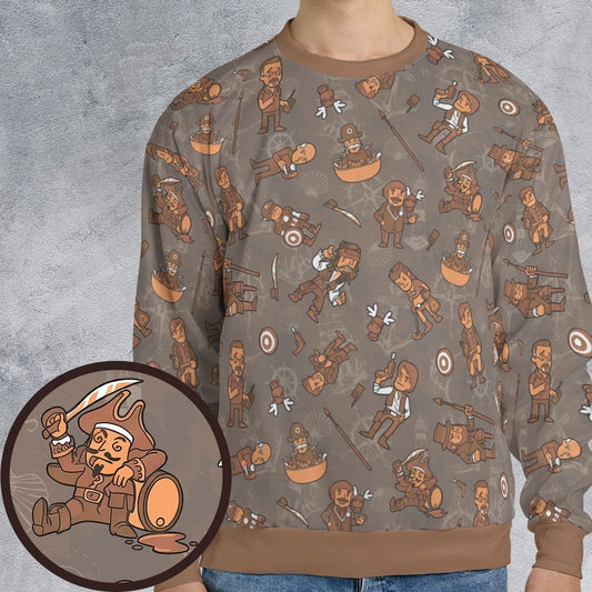 All-over Print Sweatshirt - FSLTWAAA -  - 1