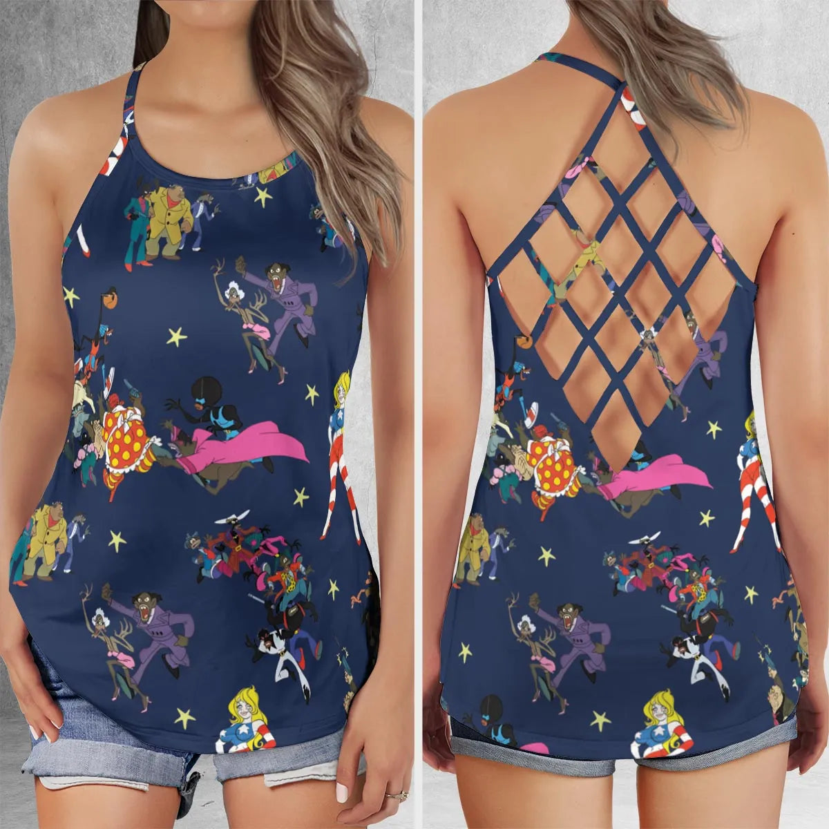 Criss Cross Tank Top - G63JV595
