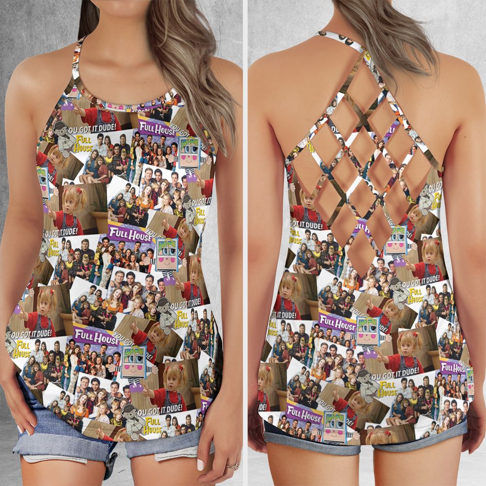Criss Cross Tank Top - PLHGQXD3 -  - 1