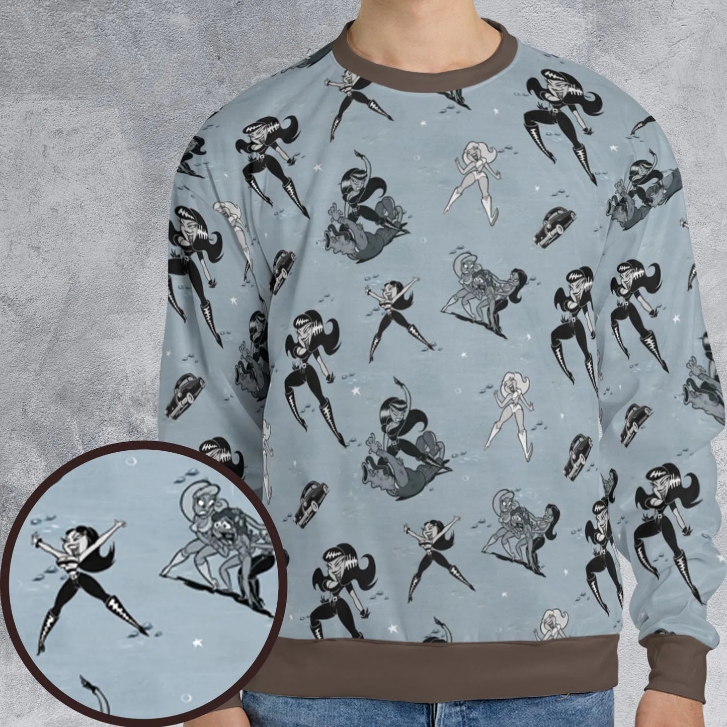 All-over Print Sweatshirt - U4SR7QCT