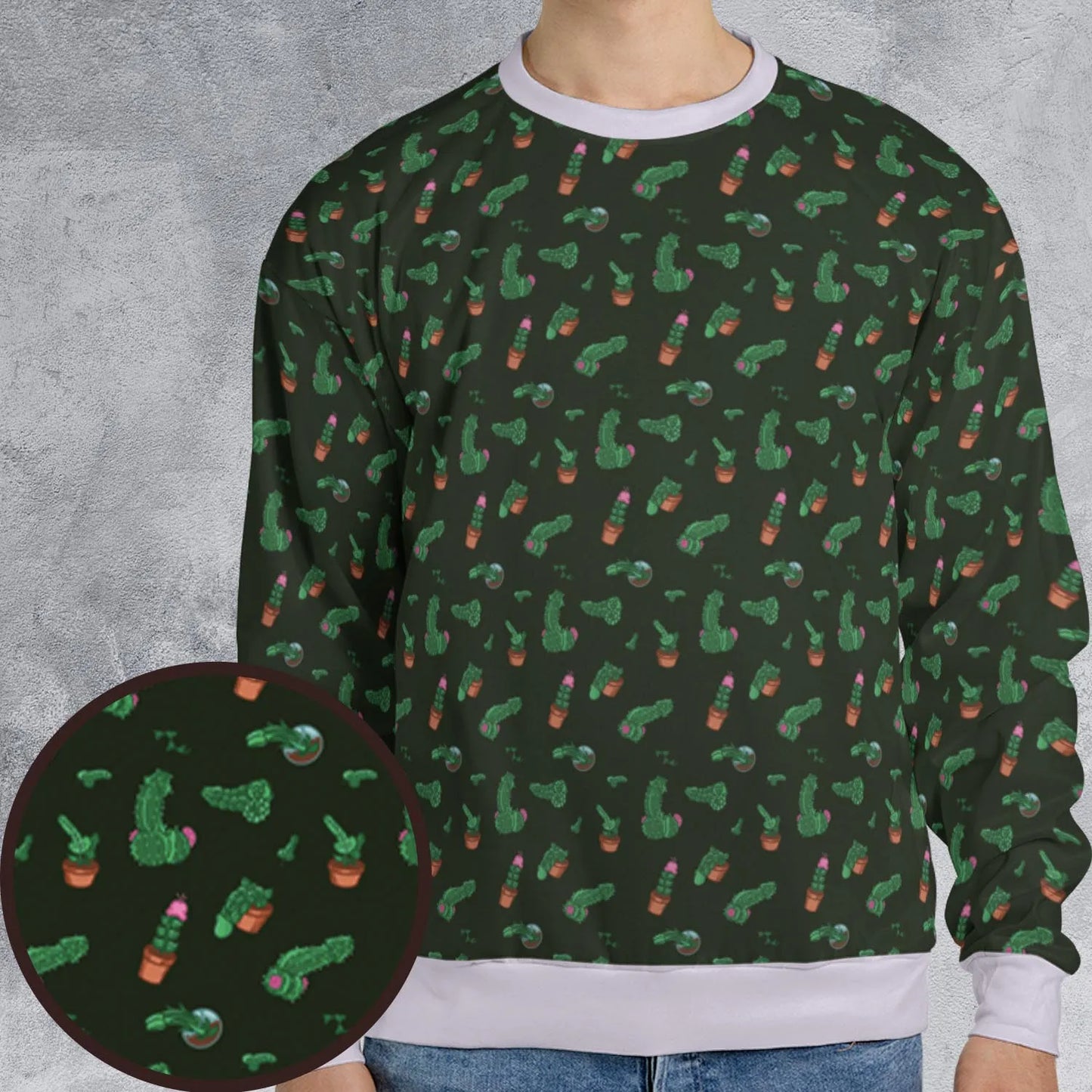 All-over Print Sweatshirt - PUA8H3MT