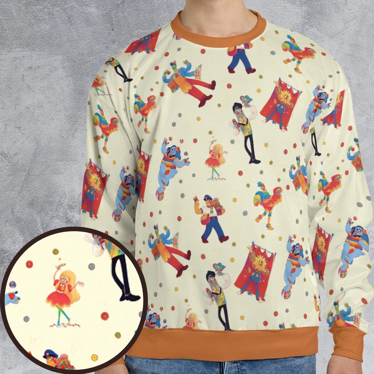 All-over Print Sweatshirt - XT9ZF6VH