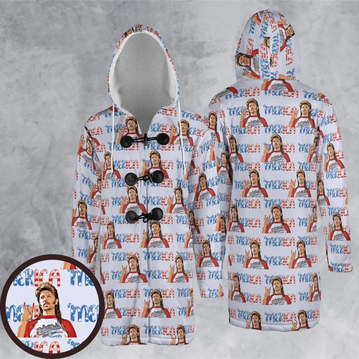 Hooded Cloak Coat - F4RYDU64