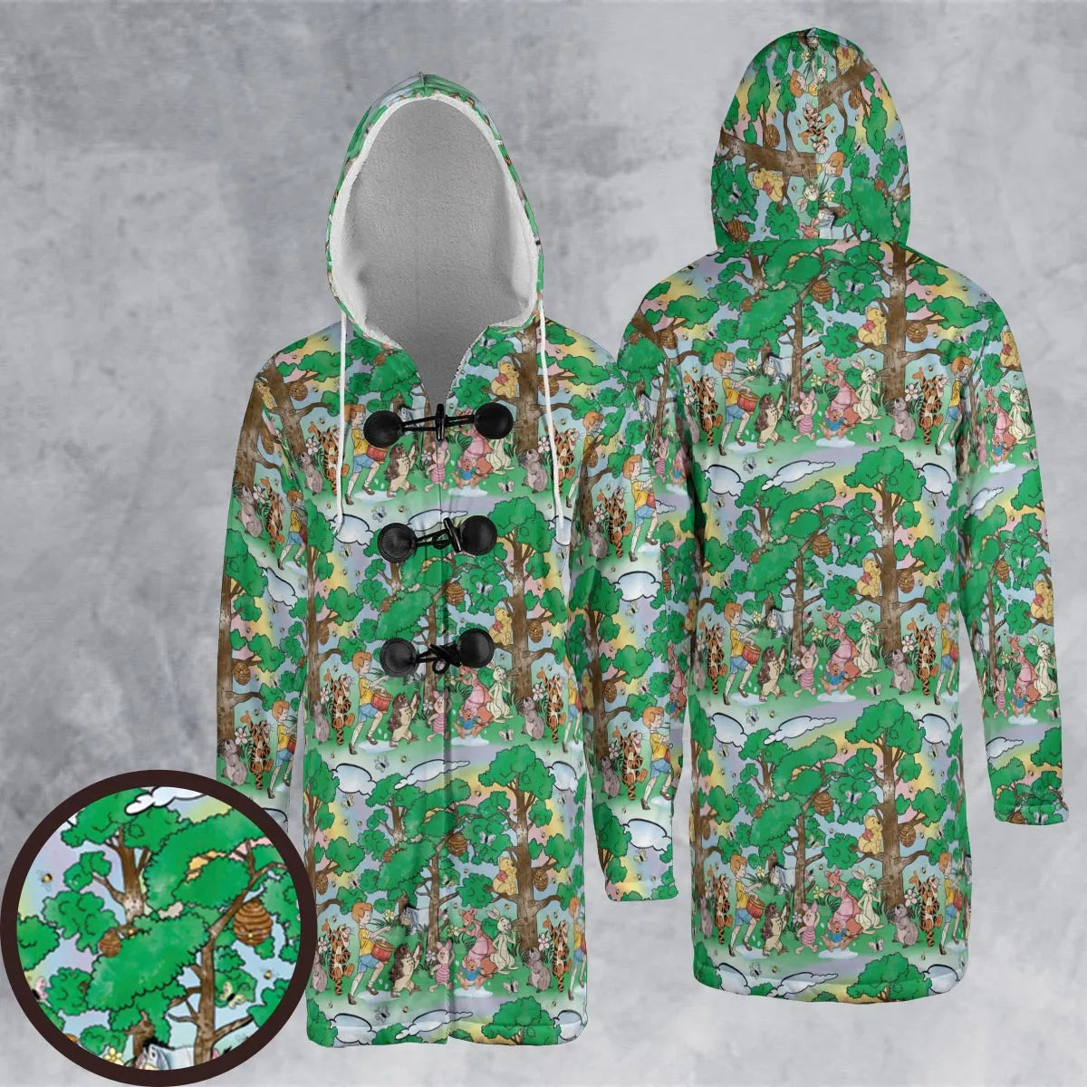 Hooded Cloak Coat - DGEAF52E
