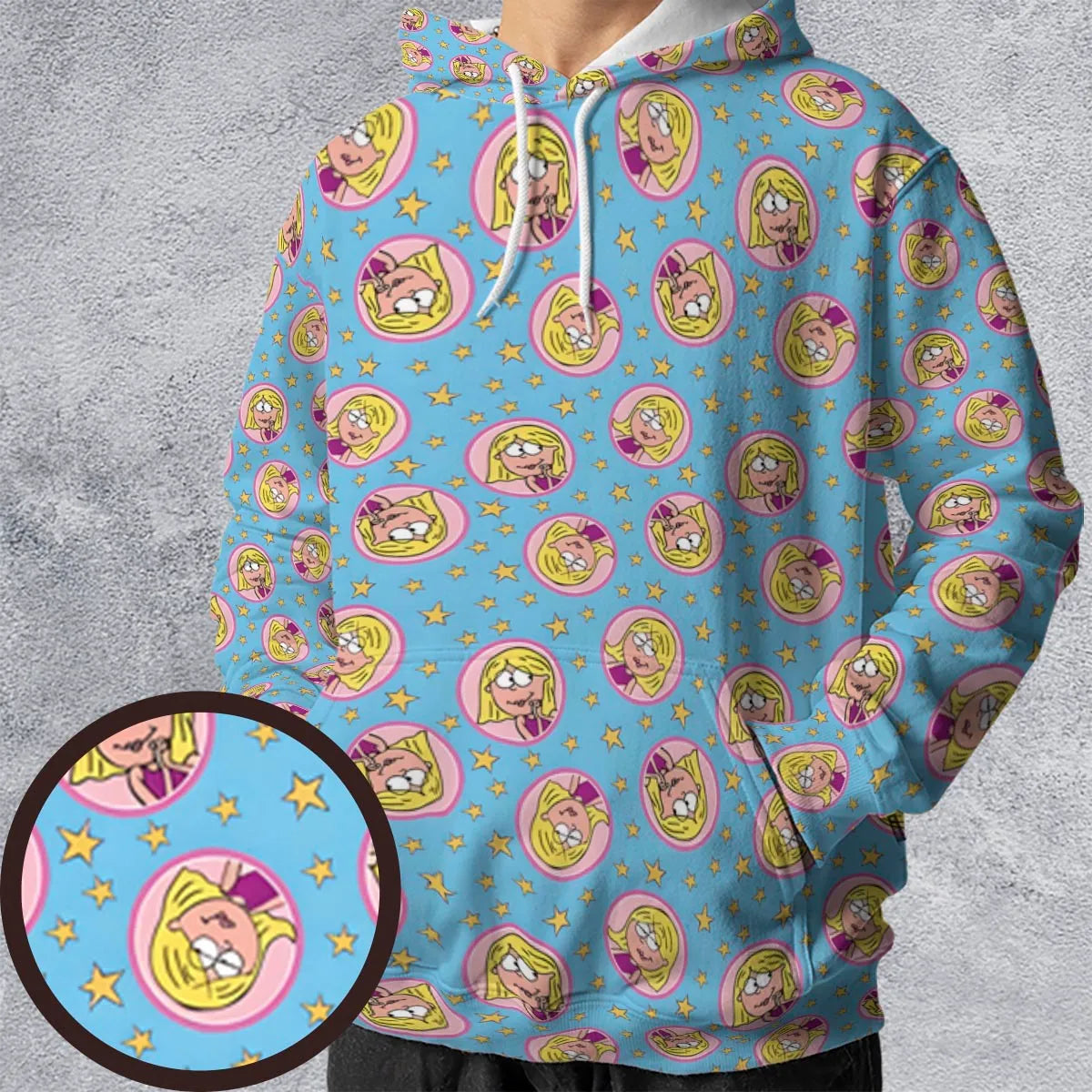 All-over Print Hoodie - QHRZLMPF