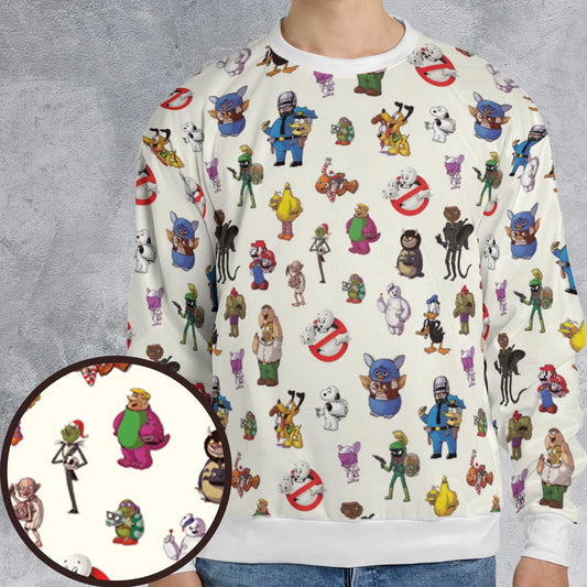 All-over Print Sweatshirt - W6HFEBYP