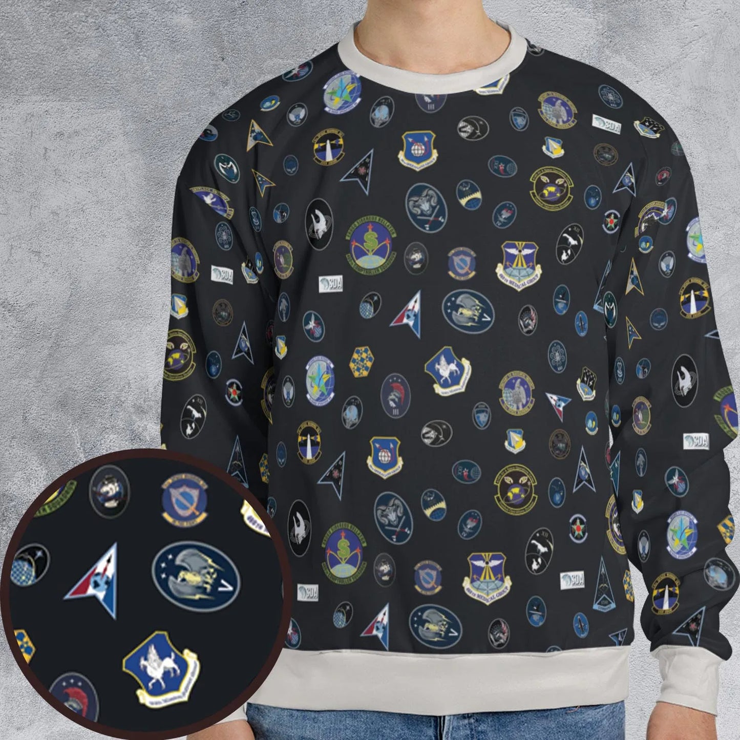 All-over Print Sweatshirt - NWXZGKXT