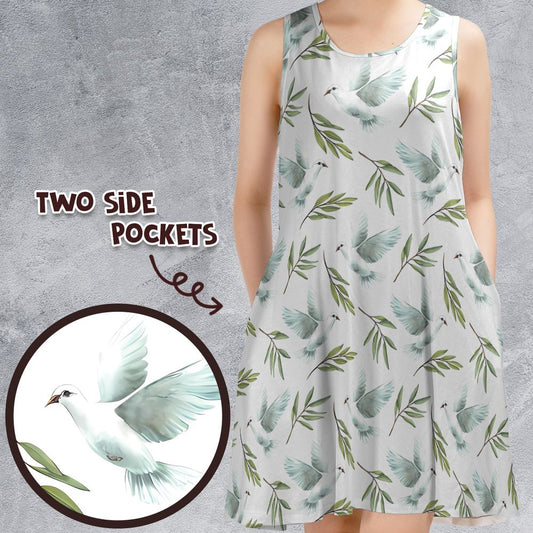 Sleeveless Dress - NKUU269N -  - 1