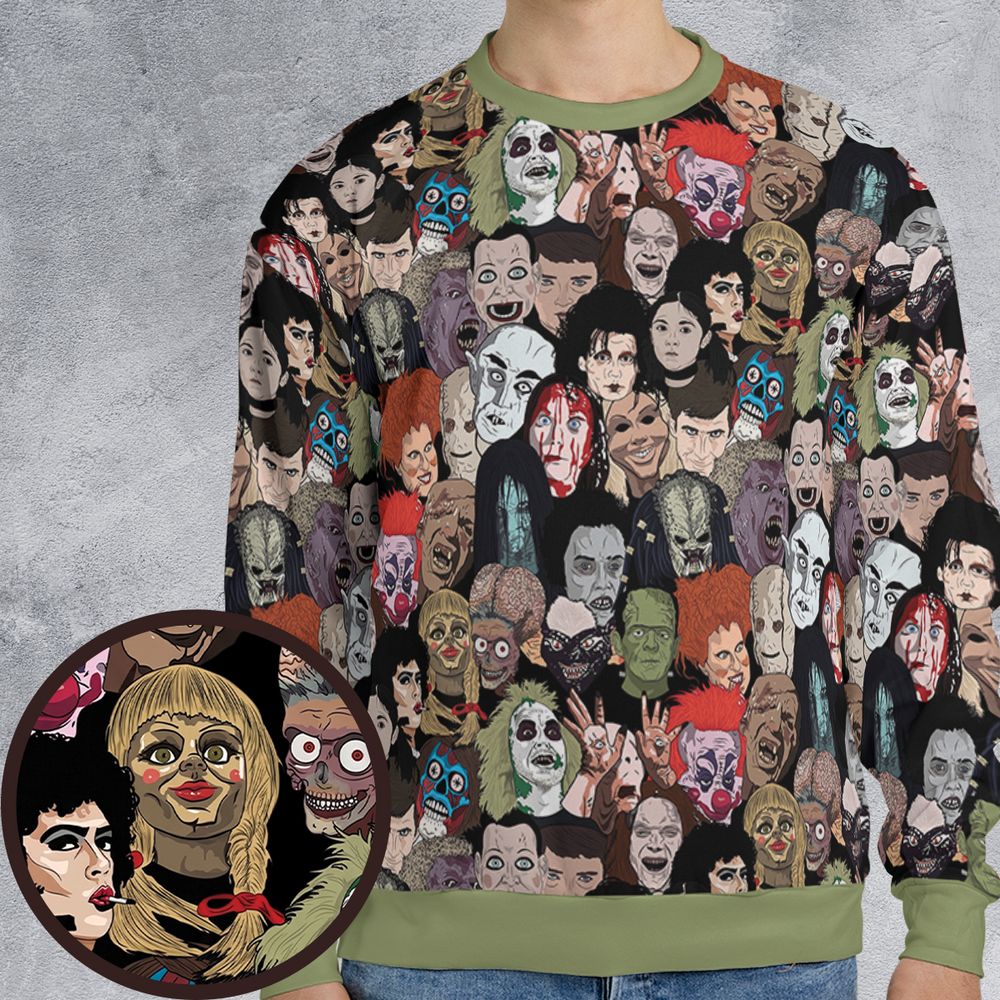 All-over Print Sweatshirt - EQKQE7QA -  - 1