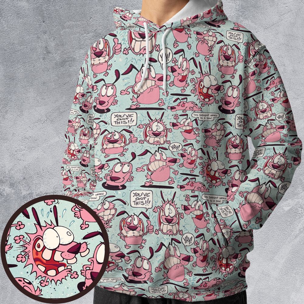 All-over Print Hoodie - ATQF9XJD -  - 1