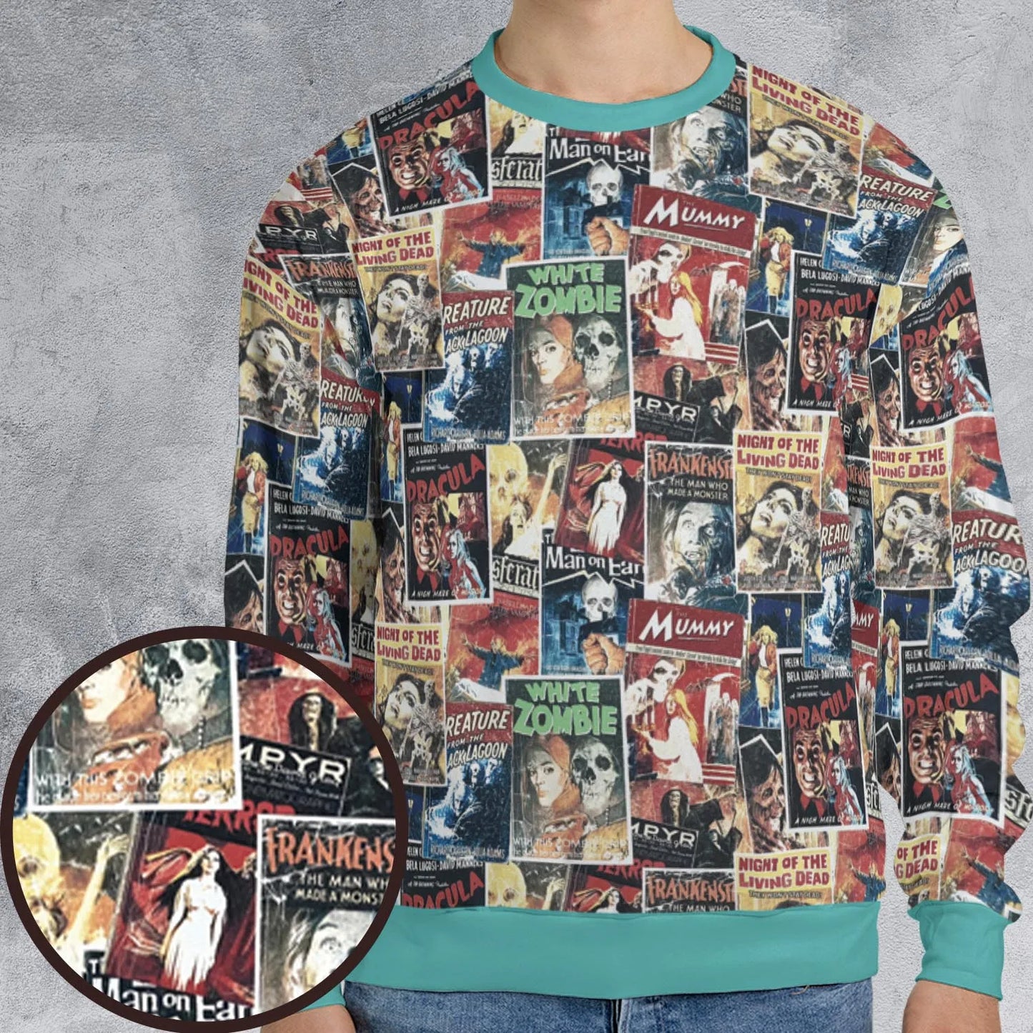 All-over Print Sweatshirt - H8UUT5K8