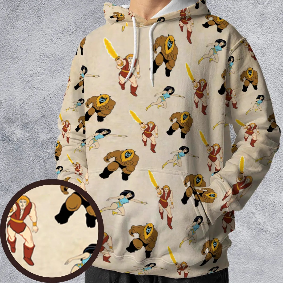 All-over Print Hoodie - 5H1QBN35