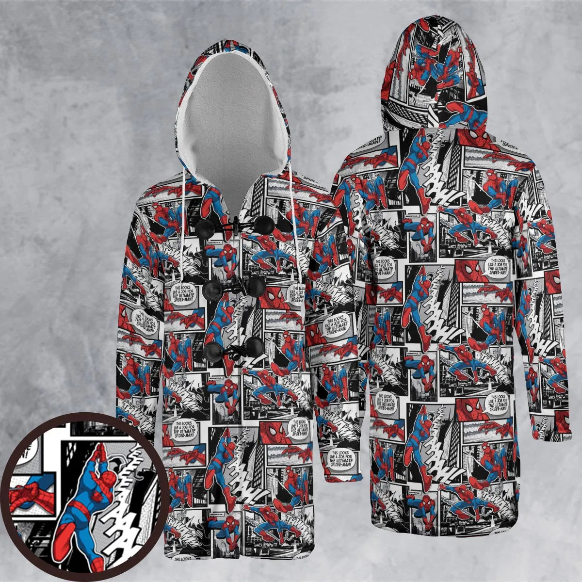 Hooded Cloak Coat - 7C2DZT9F