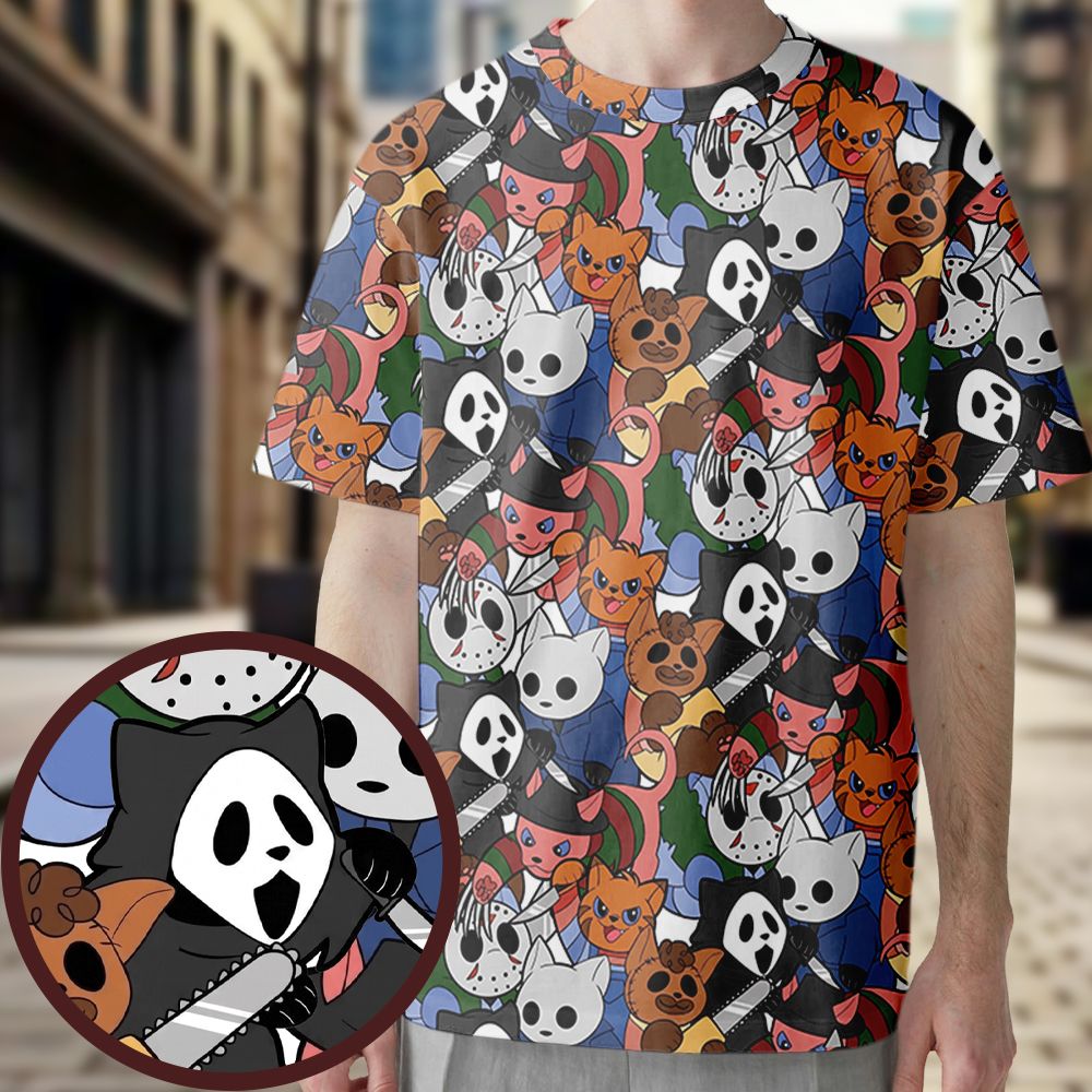 All-Over Print Unisex T-Shirt - U9B43TAF -  - 1