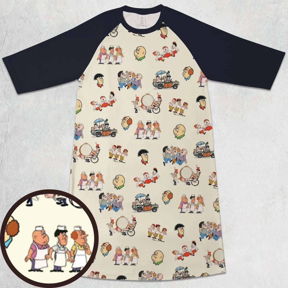 3/4 Sleeve Raglan Dress - CGL7GMU7