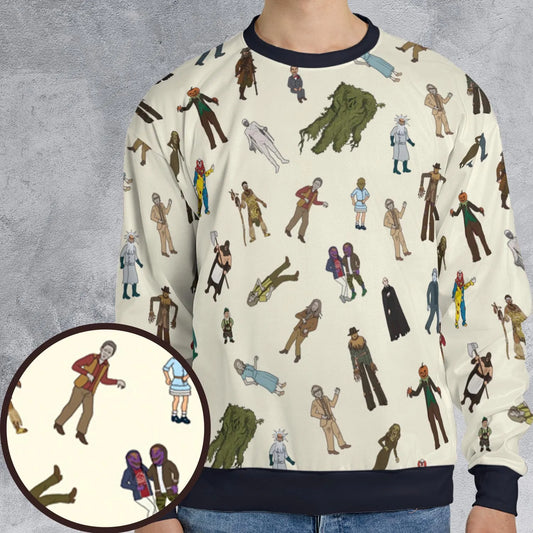 All-over Print Sweatshirt - JL89U4MA