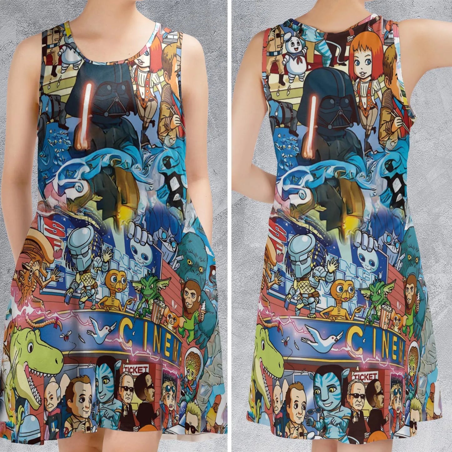 Sleeveless Dress - AW5SWDGC