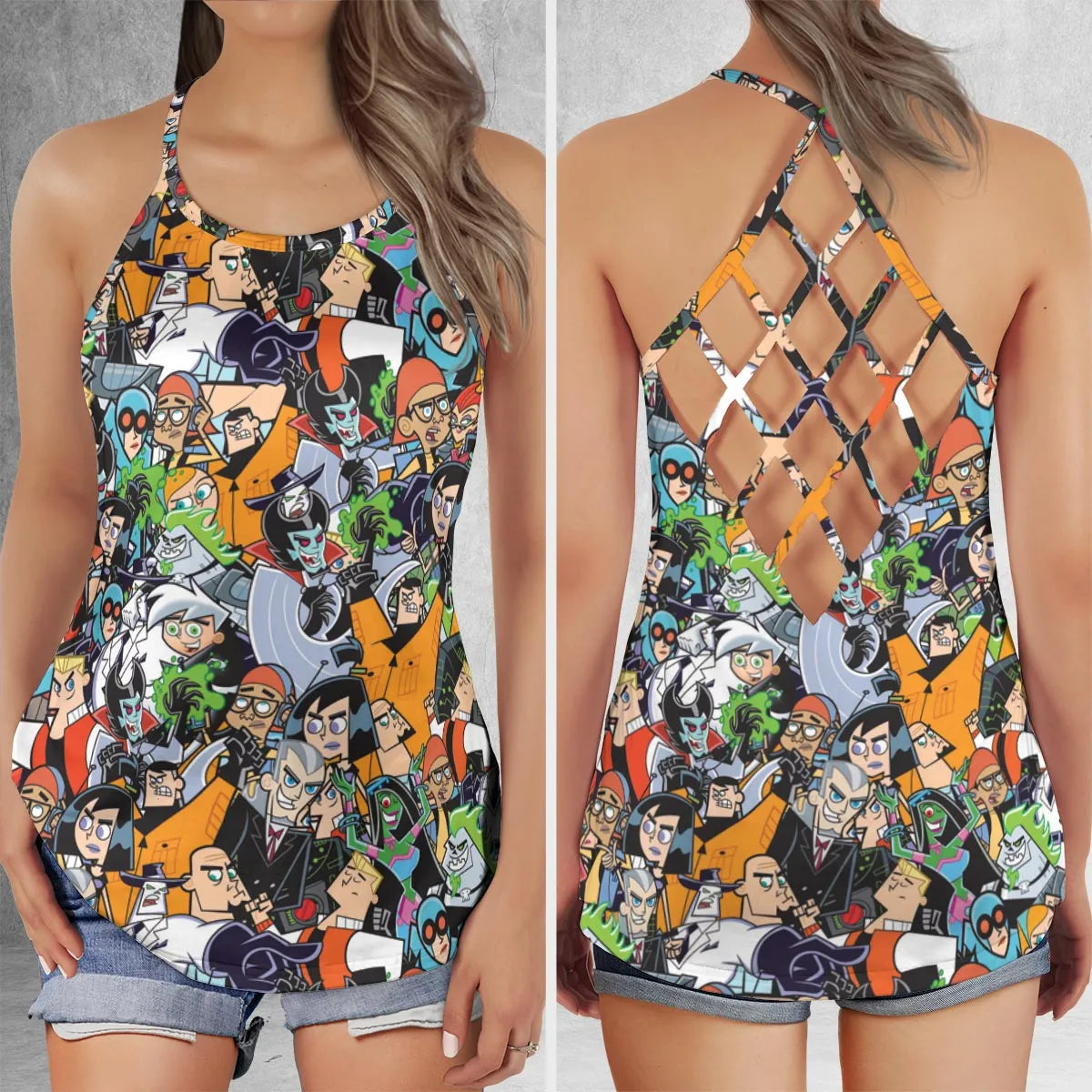 Criss Cross Tank Top - H9ZK4NKT