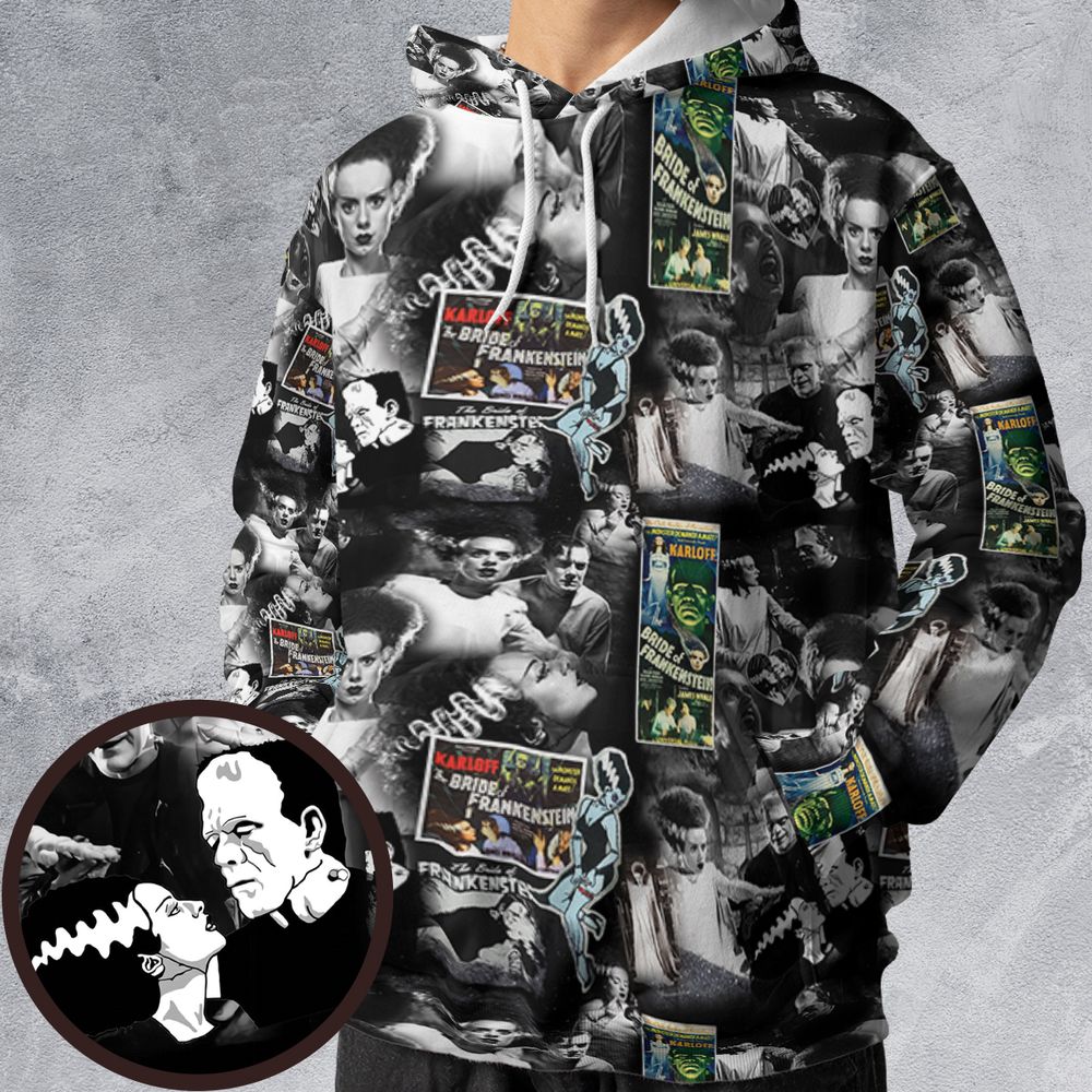 All-over Print Hoodie - NBKHXKWZ -  - 1