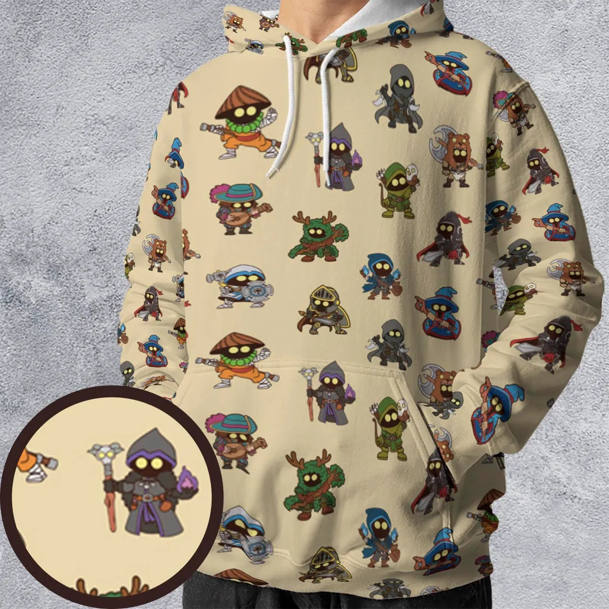 All-over Print Hoodie - 8ZVSQJQU