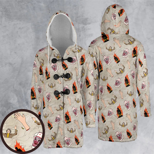 Hooded Cloak Coat - DJ6KCXKM