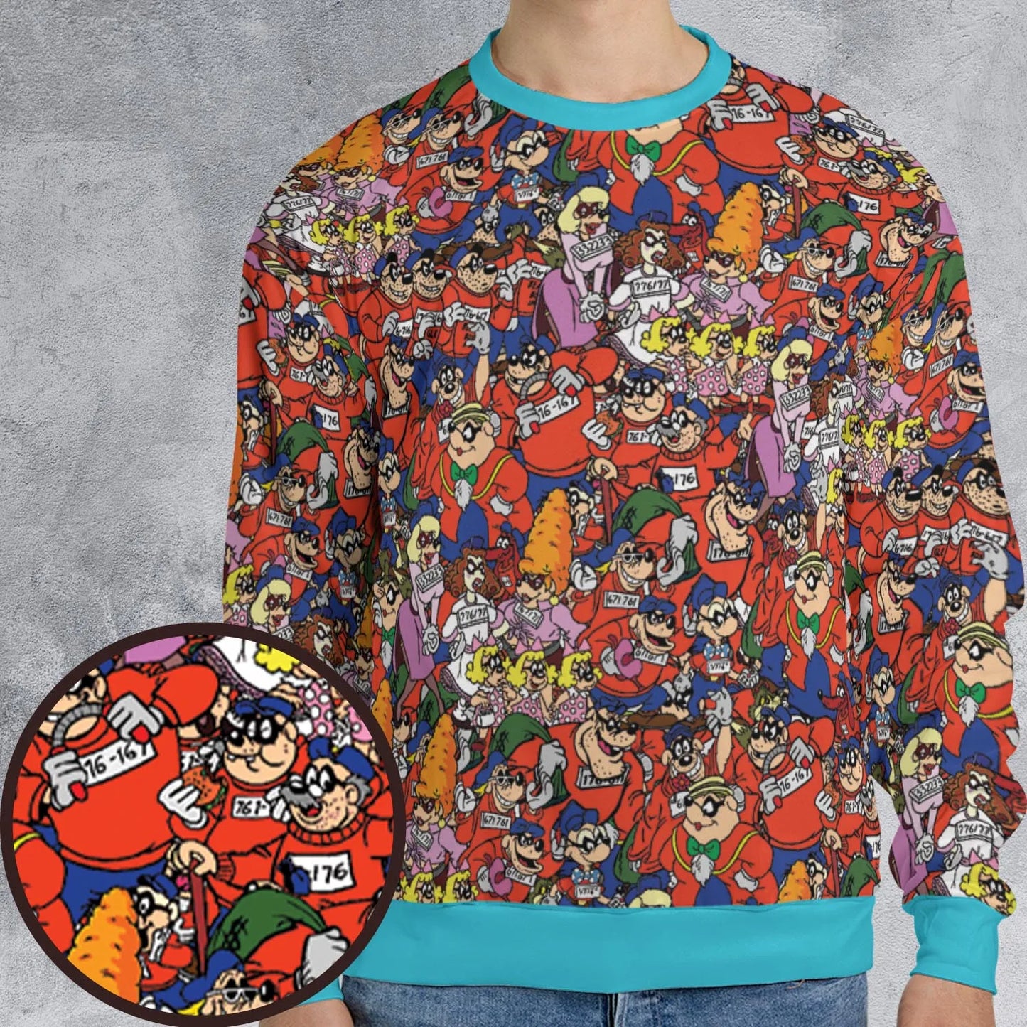 All-over Print Sweatshirt - WDCXPFH6