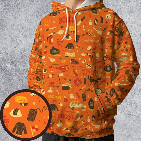 All-over Print Hoodie - 6E62C5E7