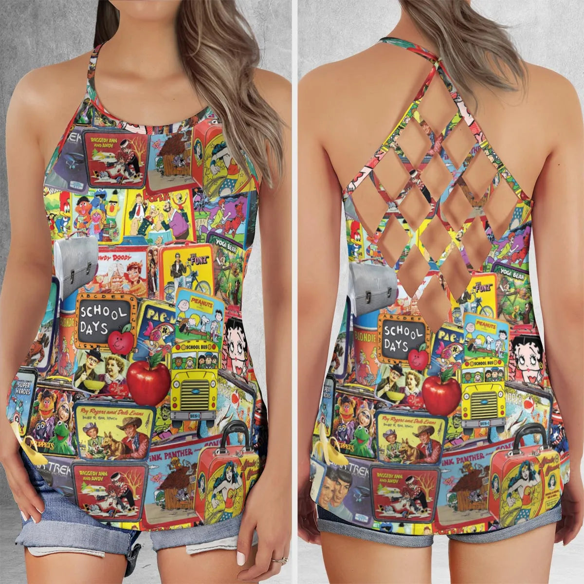 Criss Cross Tank Top - TRXFRS7K