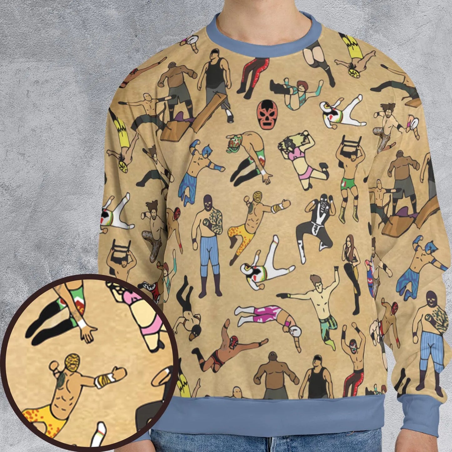 All-over Print Sweatshirt - HN6PHBYY
