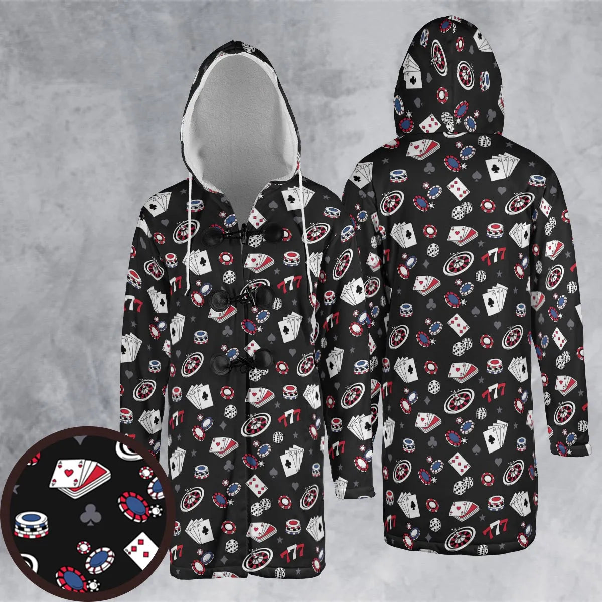 Hooded Cloak Coat - 3XRWRRM1