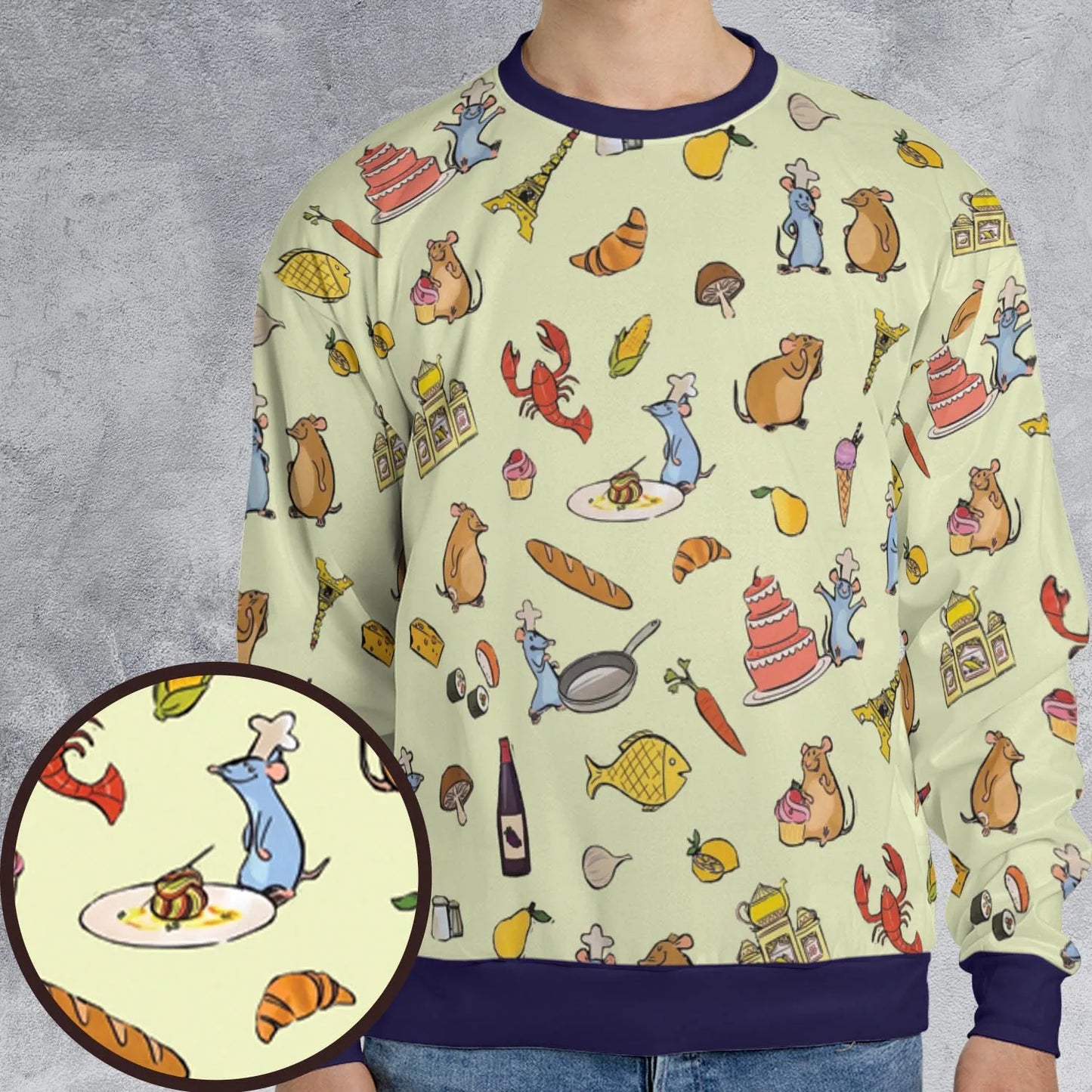 All-over Print Sweatshirt - BH14HG4P