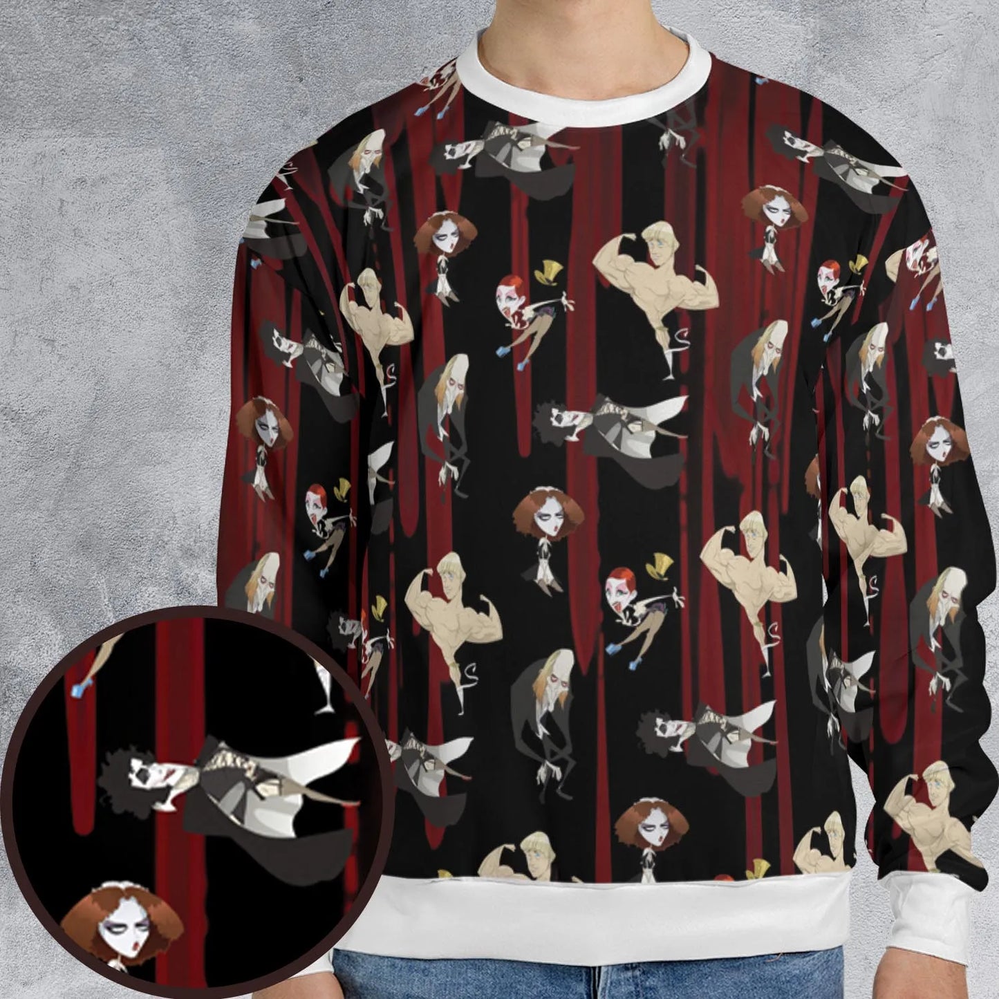 All-over Print Sweatshirt - YNZFBCBN