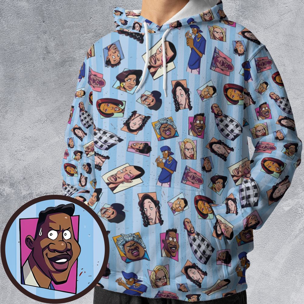 All-over Print Hoodie - 1FASRJ34 -  - 1
