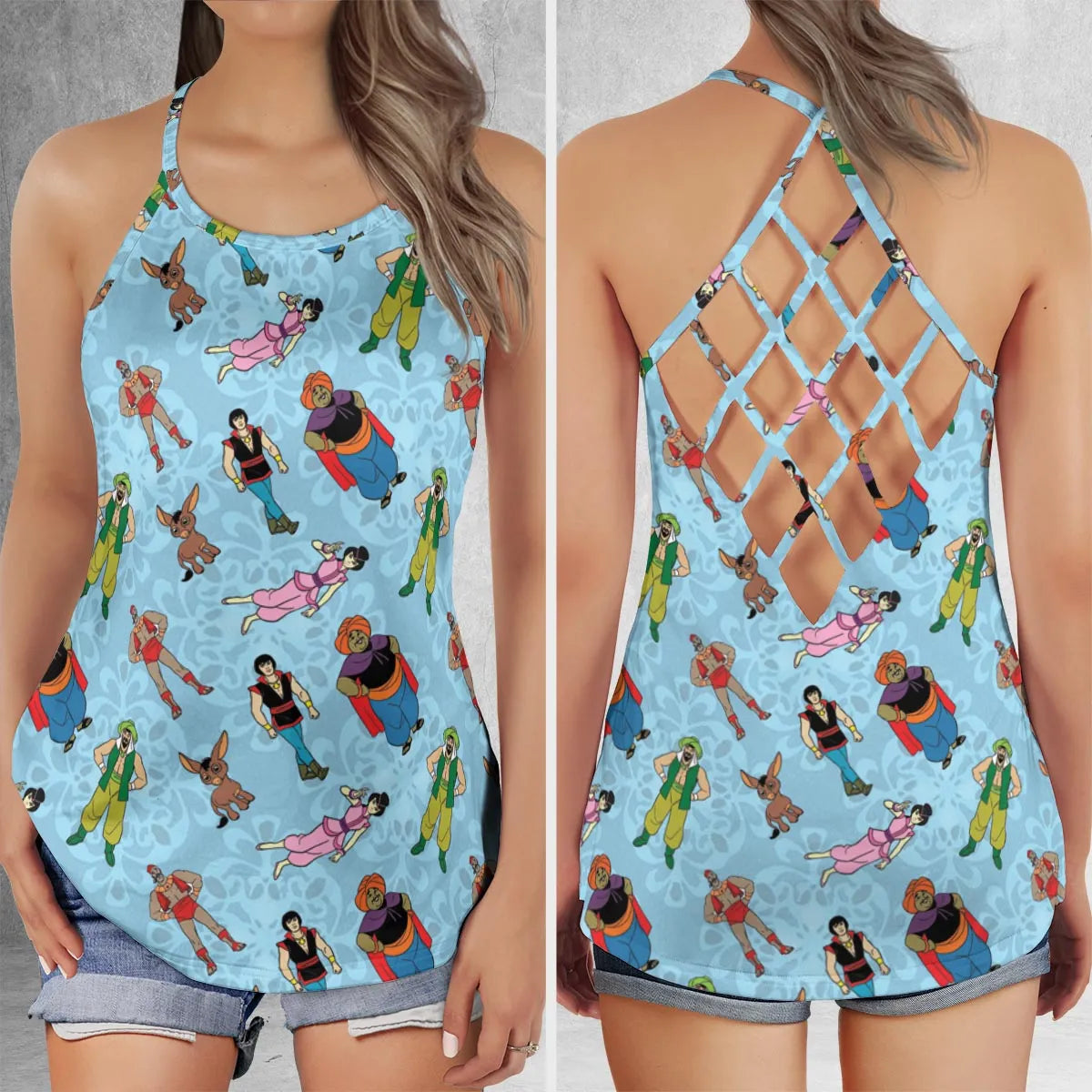 Criss Cross Tank Top - ZTFR5ZUY