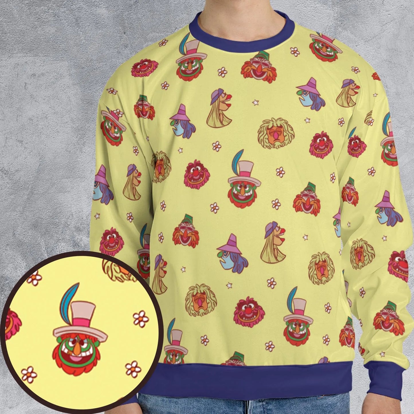 All-over Print Sweatshirt - XBHU516A