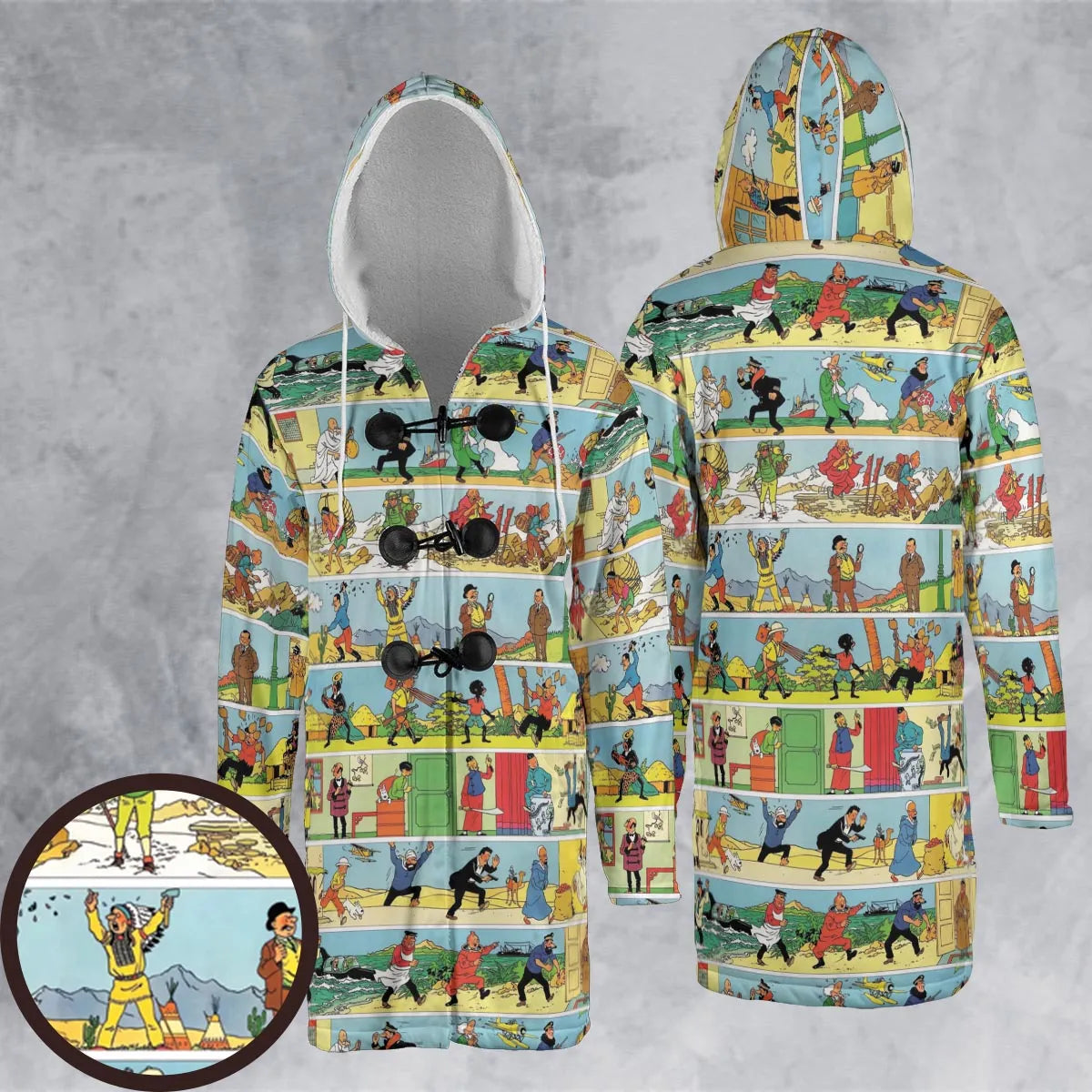 Hooded Cloak Coat - MWKQW1AB