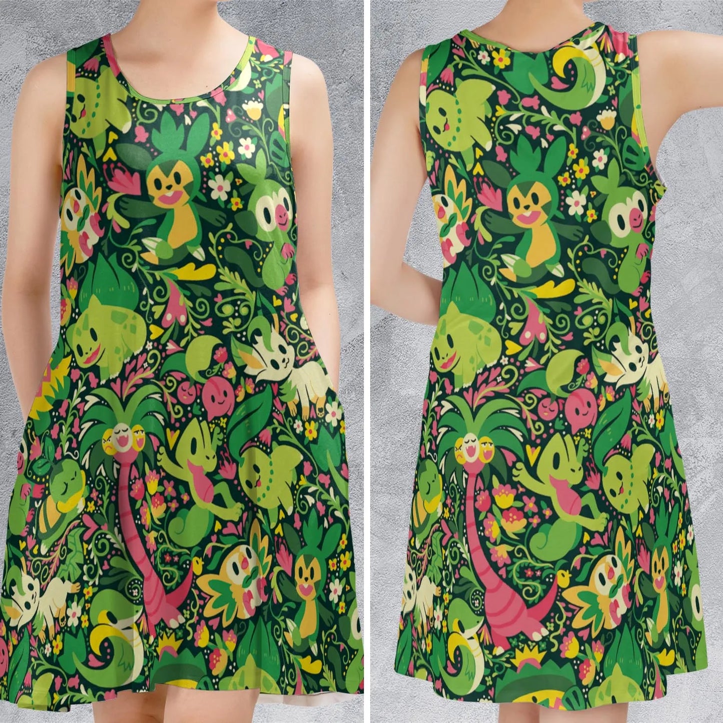 Sleeveless Dress - CRVTB4KE