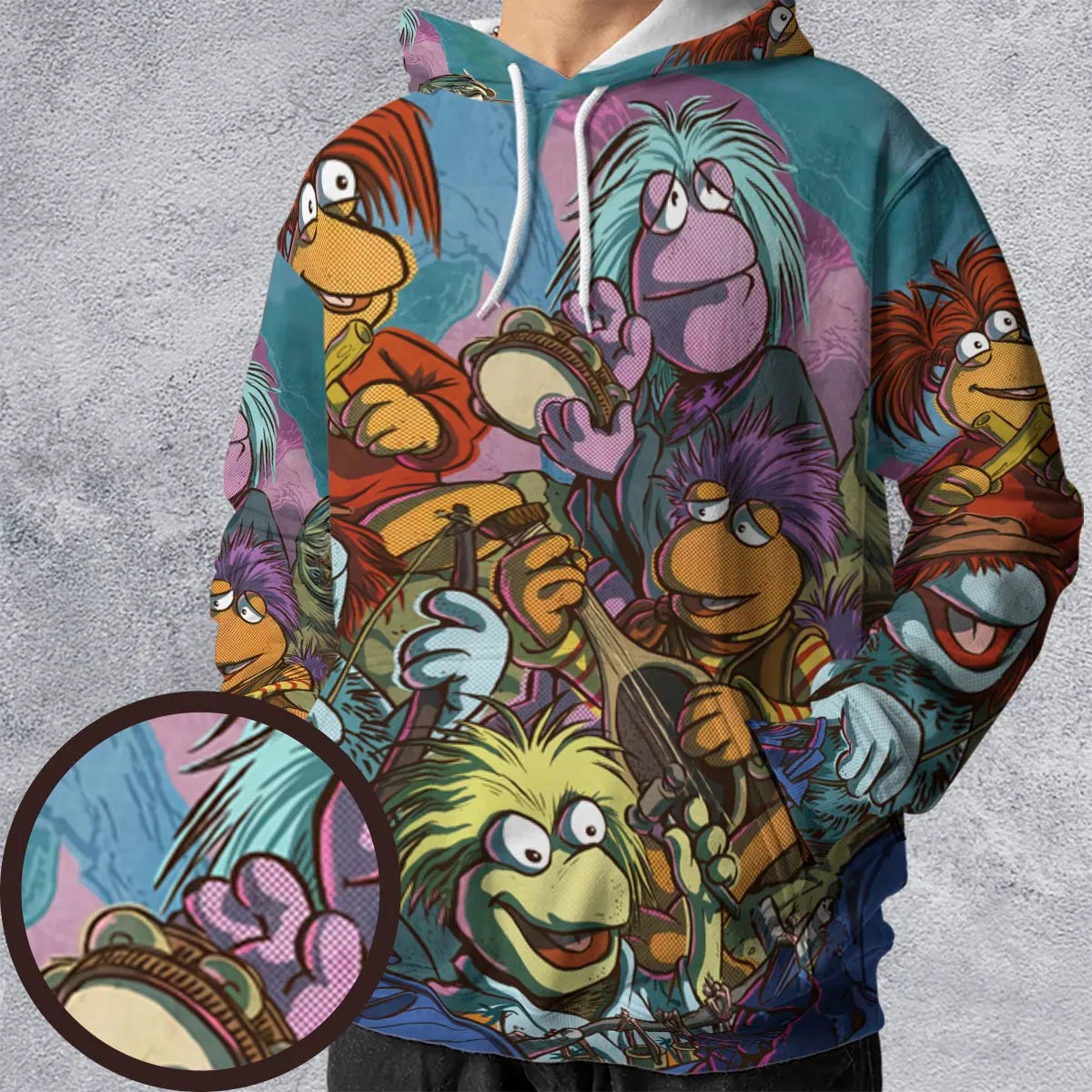 All-over Print Hoodie - LD8M87UT