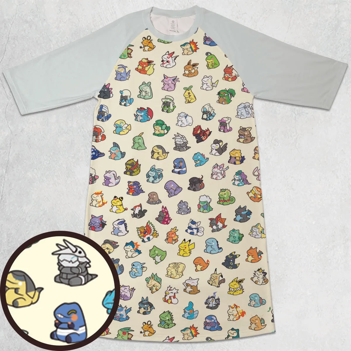 3/4 Sleeve Raglan Dress - B9A18CGX