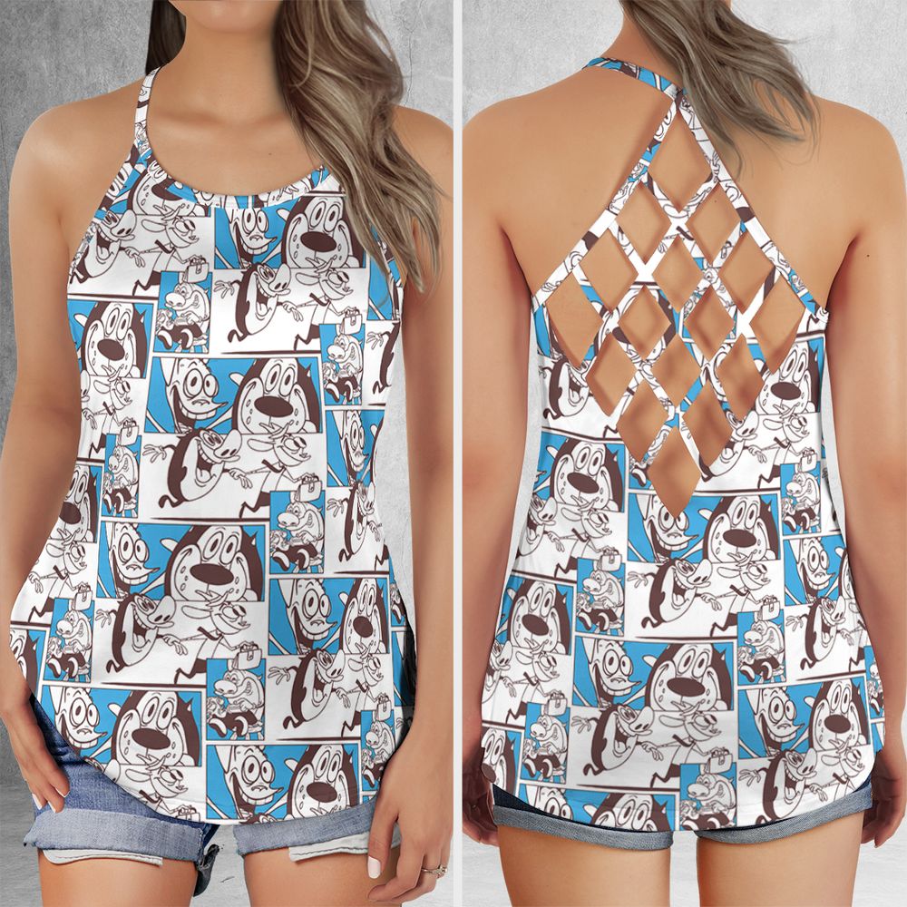Criss Cross Tank Top - 8PR9P4TZ -  - 1