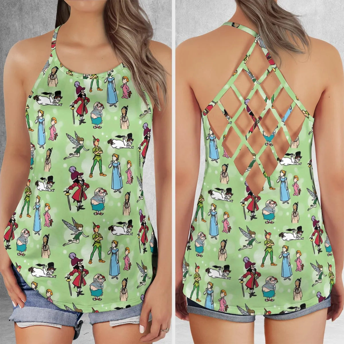 Criss Cross Tank Top - TXDHHPCZ