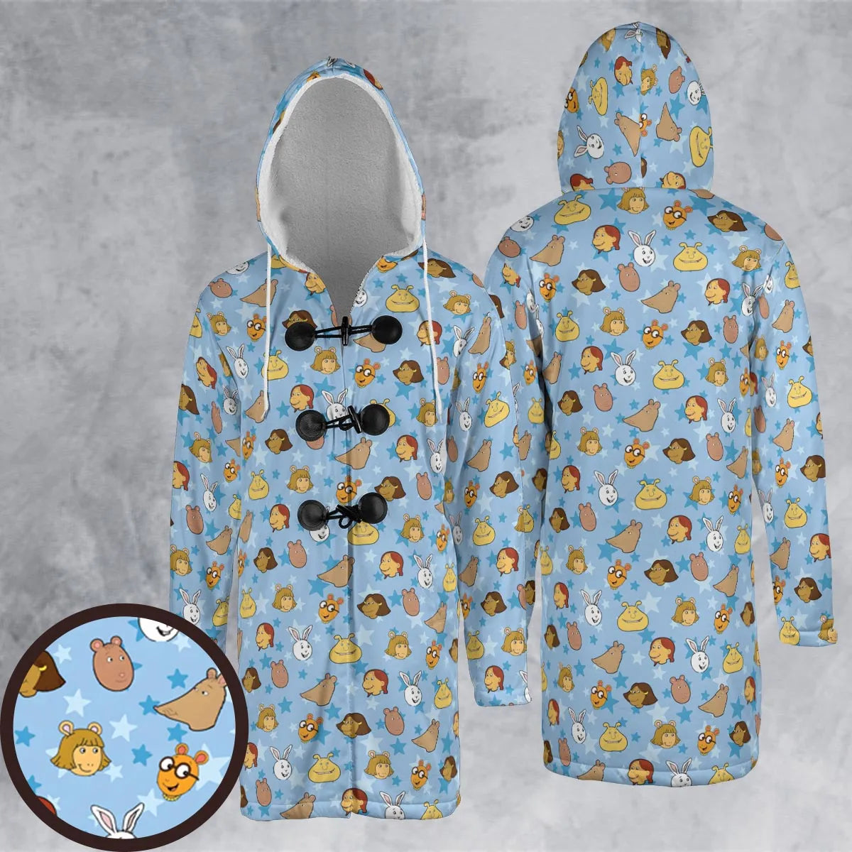 Hooded Cloak Coat - SPM8Q2ES