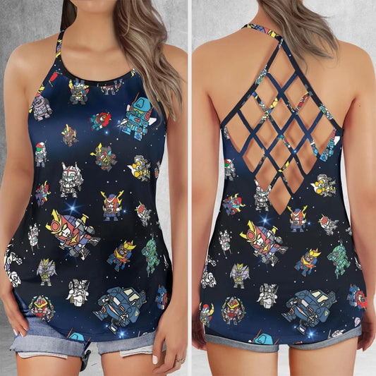 Criss Cross Tank Top - P1ZE6VB4